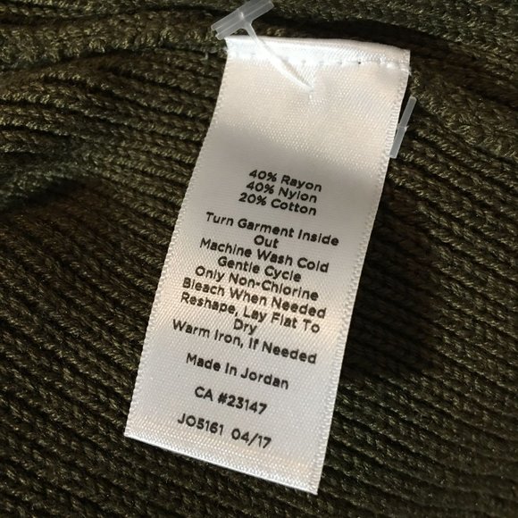 Talbots Olive Green/Brown Sweater-- Size LP - Picture 8 of 8